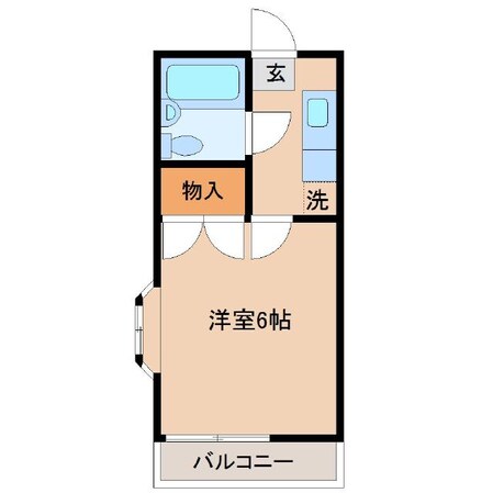 サンリバーの物件間取画像